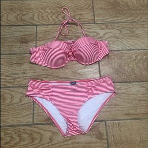 Aerie push up peachy pink bikini 👙